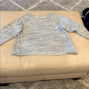 cropped sweatshirt